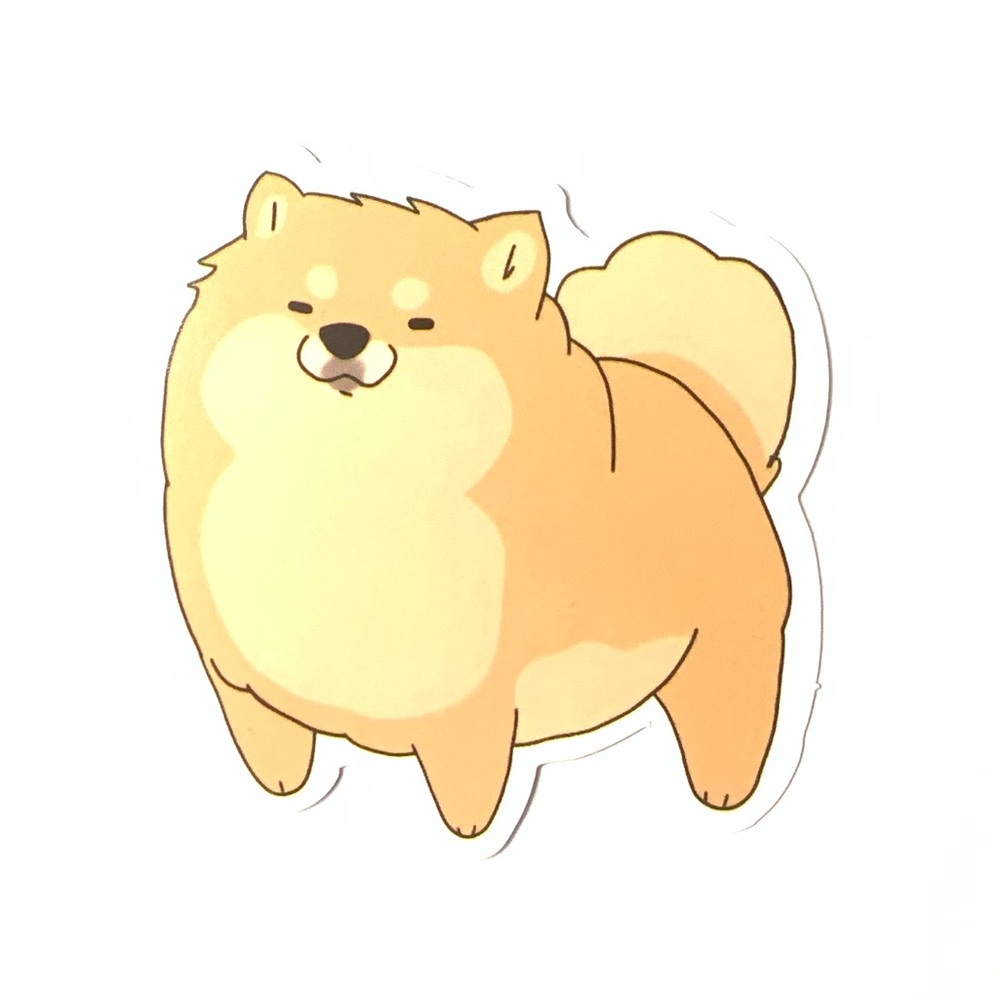 Pomeranian Vinyl Sticker